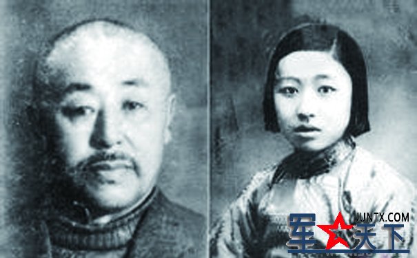 张廷枢与妻子照片
