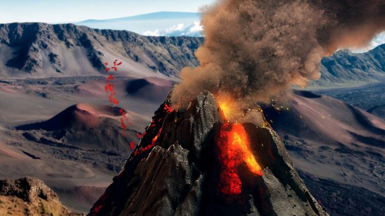 火山喷发是怎样形成的